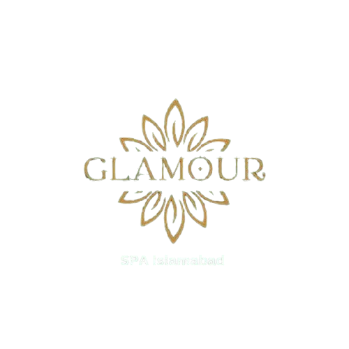 Elegant logo of Glamour Spa Center, located in Islamabad F10, showcasing luxury and relaxation.